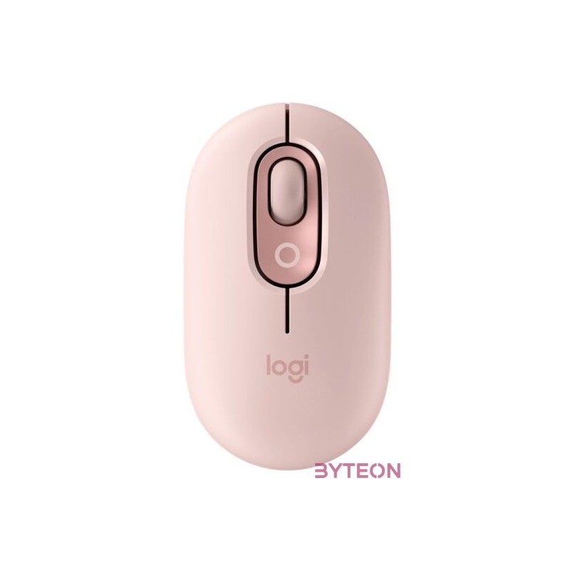 Logitech POP with emoji vezeték nélküli rózsaszín egér