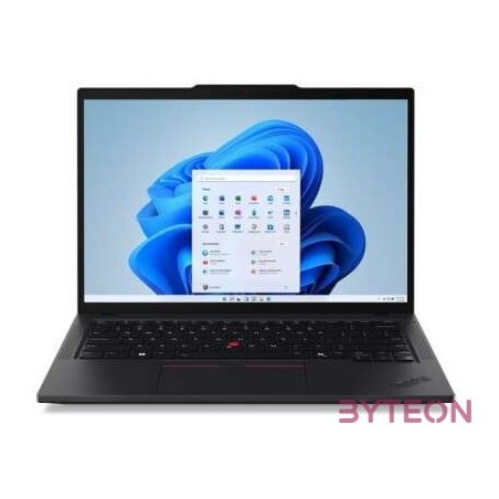 Lenovo ThinkPad T14 G5 14WUXGA,Intel Core Ultra 7-155U,16GB,512GB,Int.VGA,Win11 Pro,fekete laptop