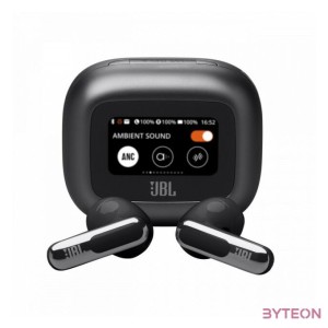 JBL Live Flex 3 True Wireless Bluetooth zajszűrős fekete fülhallgató