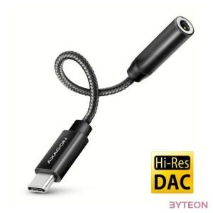 Axagon ADA-HC Mini USB-C audio adapter 384 kHz , 32 bit DAC átalakítóval