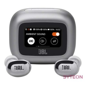 JBL Live Buds 3 True Wireless Bluetooth zajszűrős ezüst fülhallgató