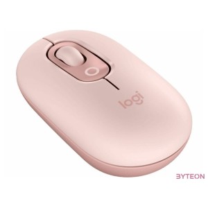 Logitech POP with emoji vezeték nélküli rózsaszín egér