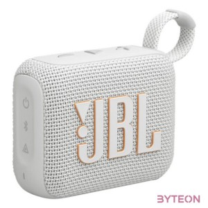 JBL Go 4 WHT fehér hordozható Bluetooth hangszóró