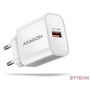 Axagon ACU-QC18W 18W QC USB fehér hálózati töltő