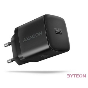 Axagon ACU-PD20 20W PD 3.0 QC Type-C fekete hálózati töltő