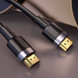 Baseus Cafule HDMI 2.0 kábel, 4K, 3D, 2 m (fekete-szürke)