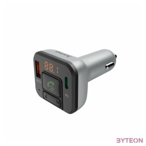 Hama 00014169 USB,Type-C fekete,ezüst FM transzmitter