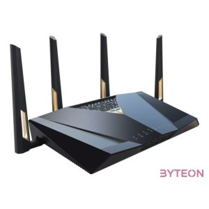 ASUS RT-BE88U 13765764Mbps fekete vezeték nélküli router