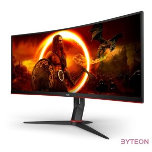 AOC 34 CU34G2XP,BK AdaptiveSync WQHD VA 180Hz DP,HDMI,USB ívelt monitor