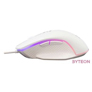 White Shark WS GM-5009W GARETH-W vezetékes fehér gamer egér