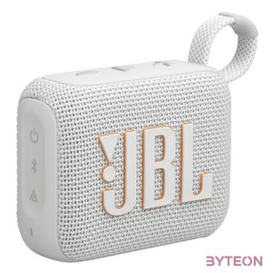 JBL Go 4 WHT fehér hordozható Bluetooth hangszóró