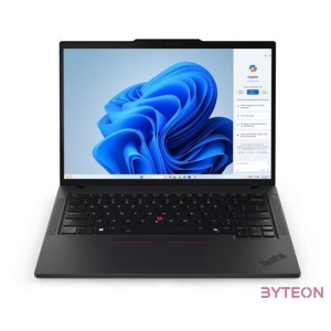 Lenovo ThinkPad T14 G5 14WUXGA,Intel Core Ultra 7-155U,16GB,512GB,Int.VGA,Win11 Pro,fekete laptop