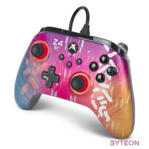 PowerA XBGP0186-01 Advantage Xbox Series XS vezetékes Cyber Style kontroller