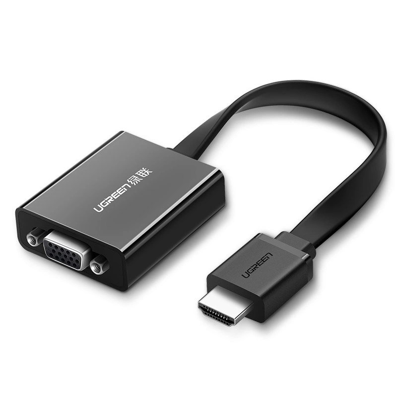 UGREEN MM103 HDMI-VGA adapter 25 cm (fekete)