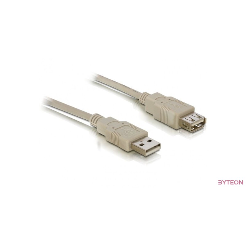 Delock USB 2.0 A apa  USB 2.0 B anya 3m - Szürke