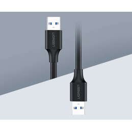 UGREEN US102 USB 2.0 MM kábel, 2 m (fekete)