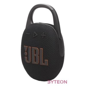 JBL Clip 5 BLK fekete hordozható Bluetooth hangszóró