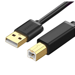 "UGREEN US210 USB 3.0 AB kábel nyomtatóhoz, 2m (fekete) "