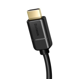 Baseus HDMI 2.0 kábel, 4K 60Hz, 3D, HDR, 18Gbps, 3m (fekete)