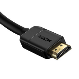 Baseus HDMI 2.0 kábel, 4K 60Hz, 3D, HDR, 18Gbps, 3m (fekete)