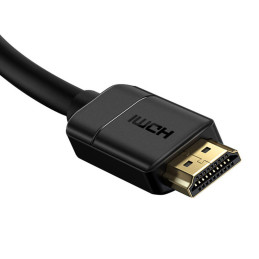 Baseus HDMI 2.0 kábel, 4K 30Hz, 3D, HDR, 18Gbps, 5m (fekete)