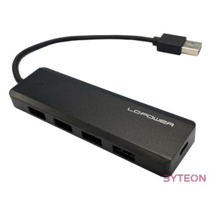 USB Hub 4portos LC Power LC-HUB-U3-4-C Type-C USB 3.2