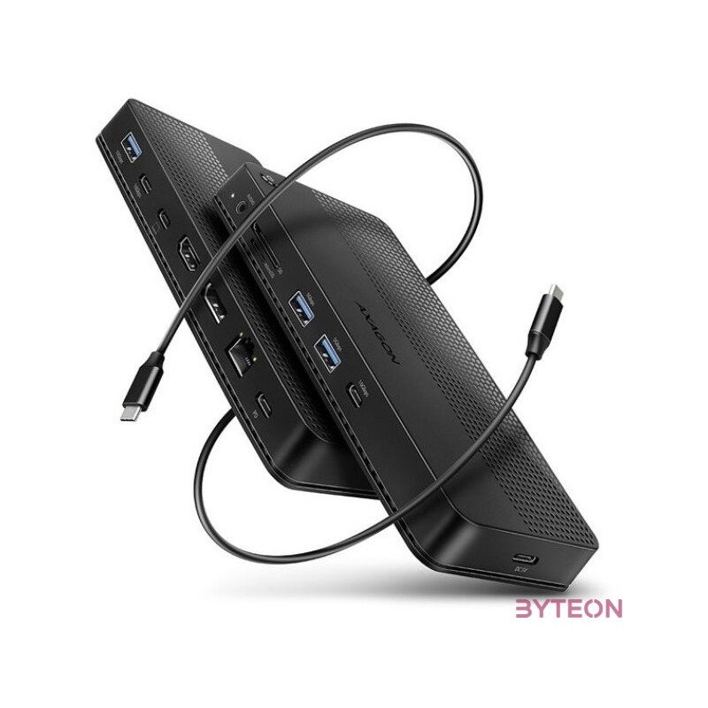 Axagon HMC-U4 USB4 fekete dokkoló