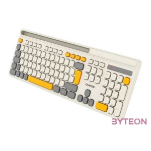 Canyon HKB-W03 HU bézs vezeték nélküli billentyűzet