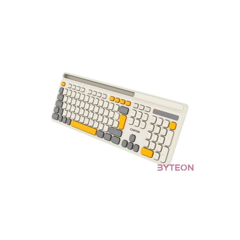 Canyon HKB-W03 HU bézs vezeték nélküli billentyűzet