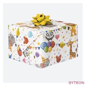 IRIS tekercses csomagoló papír, gyerek, különböző mintákkal 200x70cm, 60g,m2