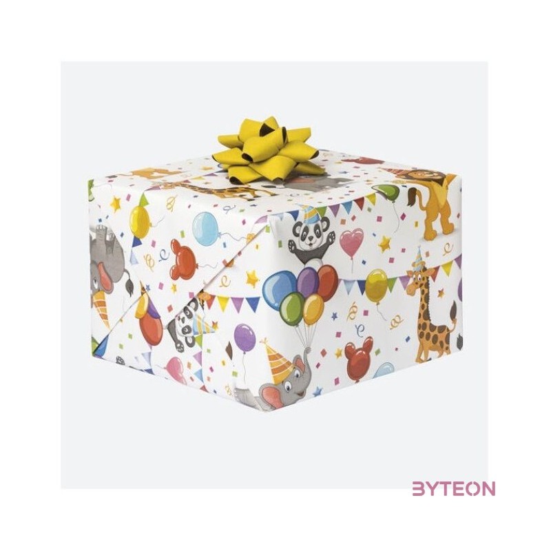 IRIS tekercses csomagoló papír, gyerek, különböző mintákkal 200x70cm, 60g,m2