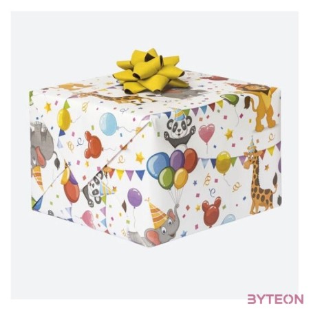 IRIS tekercses csomagoló papír, gyerek, különböző mintákkal 200x70cm, 60g,m2