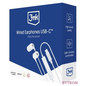 3mk USB-C mikrofonos fülhallgató