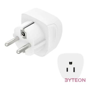 Hama 00223458 US,EU fehér utazóadapter