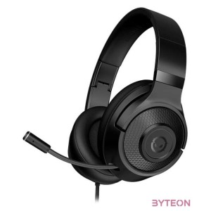 Lorgar Noah 101 3,5mm jack fekete gamer headset