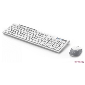 Genius RS2 SlimStar 8230 rádiós fehér magyar billentyűzet