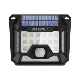 Blitzwolf BW-OLT3 kültéri napelemes LED lámpa mozgás- és szürkületérzékelővel, 1200mAh (2 db)