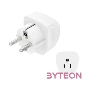 Hama 00223458 US,EU fehér utazóadapter