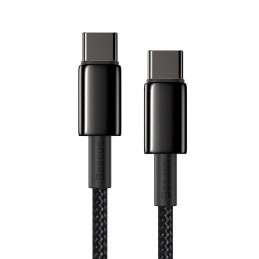 Baseus Tungsten Gold USB-C-USB-C kábel, 100 W, 1 m (fekete)