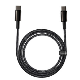 Baseus Tungsten Gold USB-C-USB-C kábel, 100 W, 2 m (fekete)