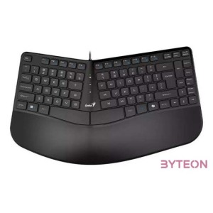 Genius RS2 KB-700 Ergo USB fekete magyar billentyűzet