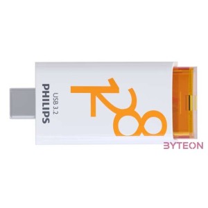 USB Flash Ram 128GB Philips Sunrise Orange USB-C 3.2