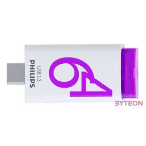 USB Flash Ram  64GB Philips Magic Purple USB-C 3.2 Gen1
