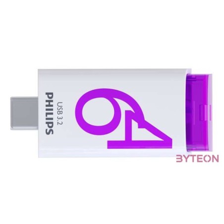USB Flash Ram  64GB Philips Magic Purple USB-C 3.2 Gen1