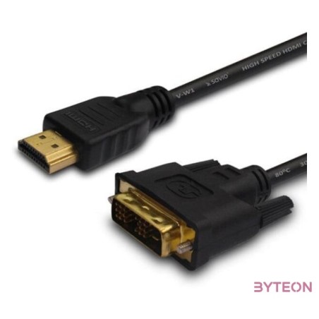 HDMI-DVI kábel 1,5m Savio CL-10