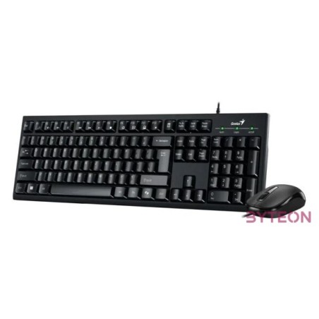 Genius KM-100SE USB fekete magyar billentyűzetegér