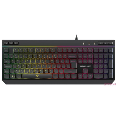 Silverline KB942 RGB gamer USB magyar billentyűzet
