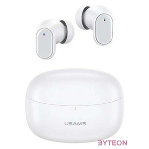 Usams Bluetooth mikrofonos fülhallgató dokkolóval BHUBH02