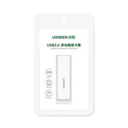 UGREEN CM104 SD / microSD USB 3.0 memóriakártya-olvasó (fekete)