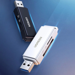 UGREEN CM104 SD / microSD USB 3.0 memóriakártya-olvasó (fekete)